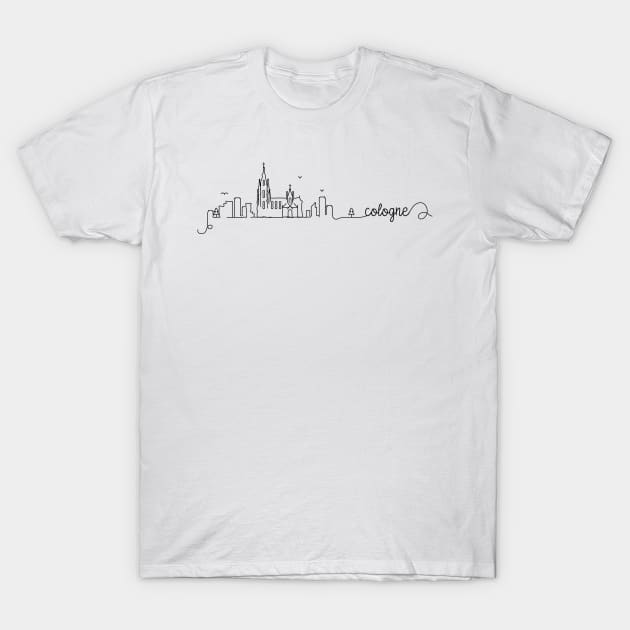 Cologne City Signature T-Shirt by kursatunsal